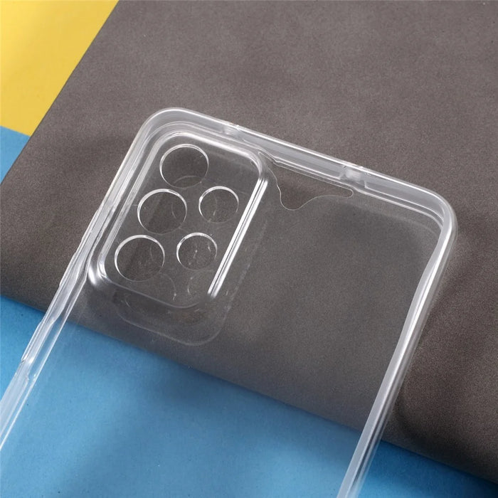 Hybrid PET + TPU + Acrylic Clear Full Protective Shell for Samsung Galaxy A72 5G Case - 6