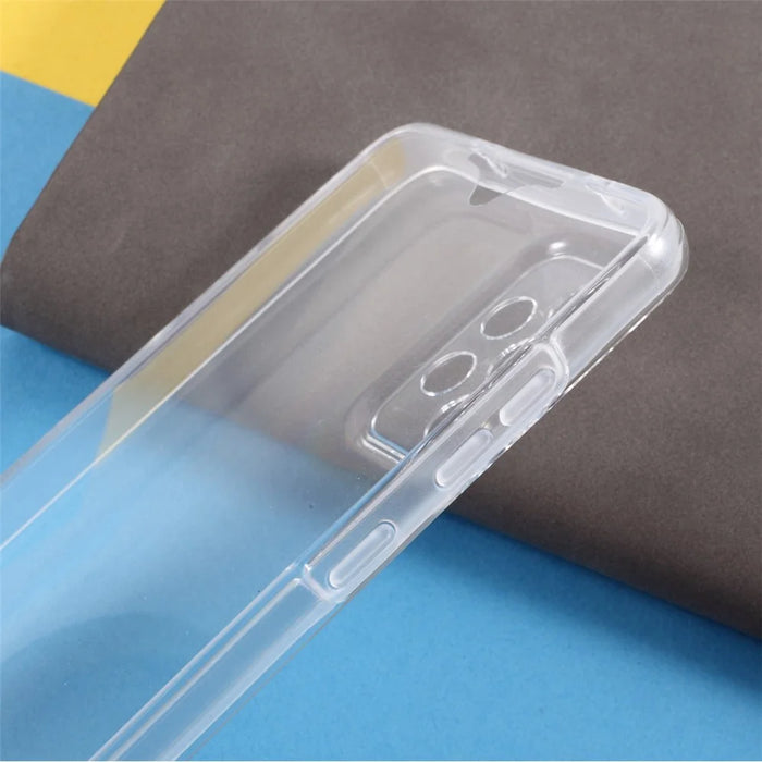 Hybrid PET + TPU + Acrylic Clear Full Protective Shell for Samsung Galaxy A72 5G Case - 7