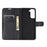 Litchi Texture Leather Phone Protective Cover with Wallet Stand Design for Samsung Galaxy S21+ 5G - Black - 3