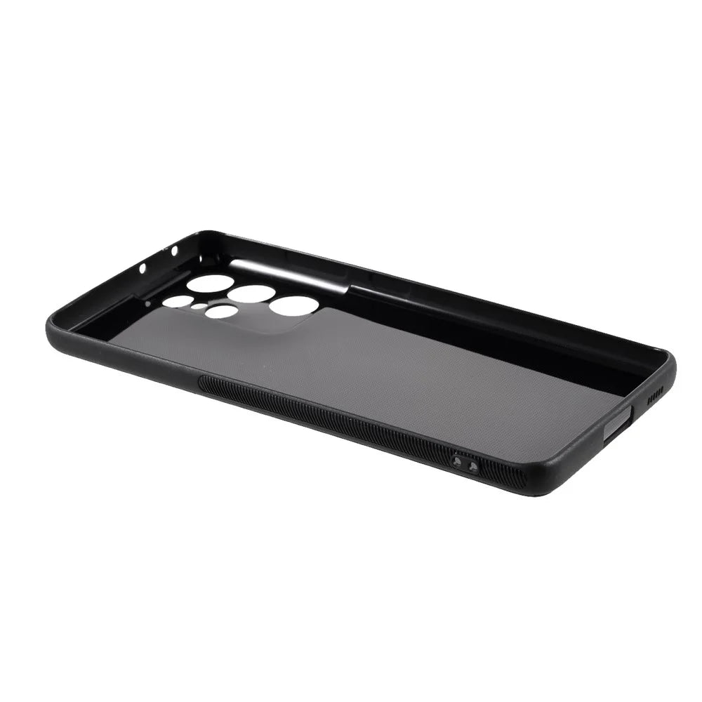 For Samsung Galaxy S21 Ultra 5G Case Carbon Fiber TPU Protector Cover - 5
