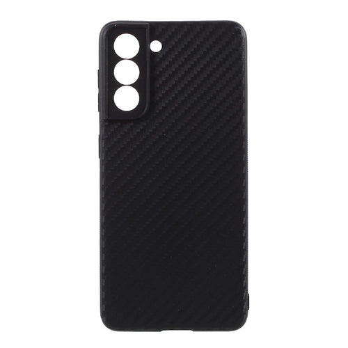 Phone Cover for Samsung Galaxy S21 4G/5G Carbon Fiber TPU Case - 1