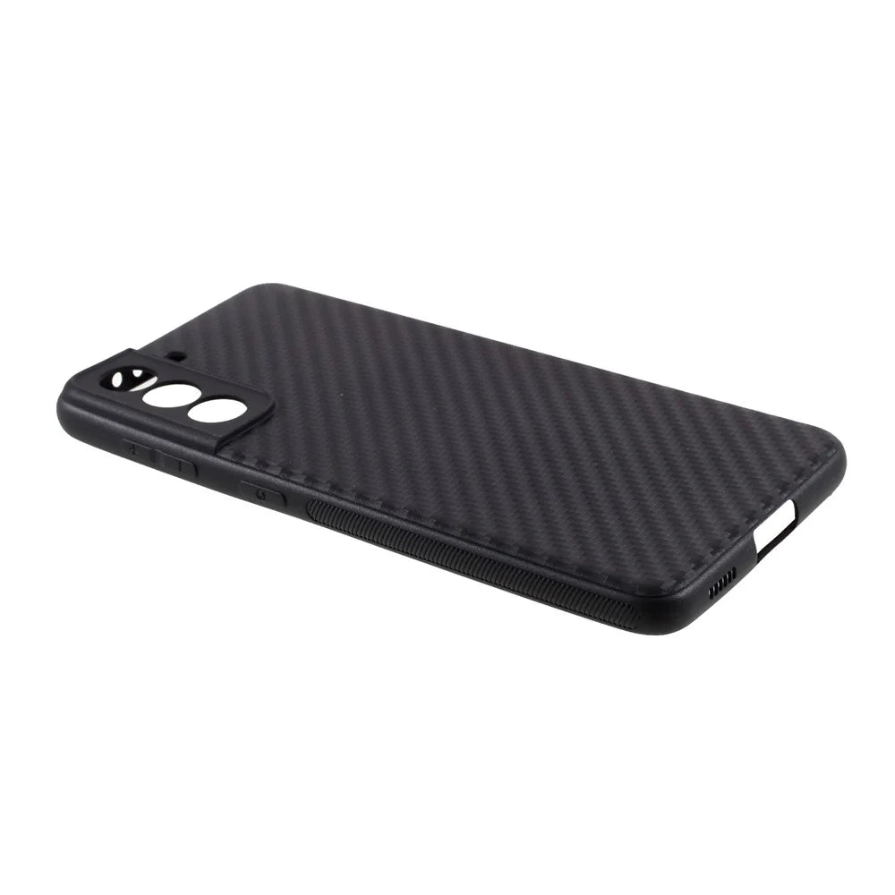 Phone Cover for Samsung Galaxy S21 4G/5G Carbon Fiber TPU Case - 3