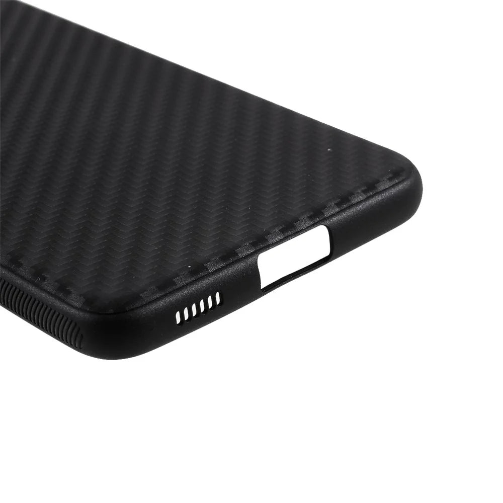 Phone Cover for Samsung Galaxy S21 4G/5G Carbon Fiber TPU Case - 6