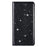 Flash Powder Auto-absorbed Ultra-thin Leather Stand Case for Samsung Galaxy S21 4G/5G - Black - 3