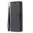 Litchi Surface with Wallet Leather Stand Case for Samsung Galaxy A72 5G / A72 4G - Black - 2