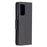 Litchi Surface with Wallet Leather Stand Case for Samsung Galaxy A72 5G / A72 4G - Black - 3