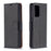 Litchi Surface with Wallet Leather Stand Case for Samsung Galaxy A72 5G / A72 4G - Black - 4