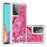 Patterned Quicksand Shockproof Protector for Samsung Galaxy A52 4G/5G / A52s 5G TPU Shell - Flower - 1
