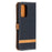 For Samsung Galaxy A52 4G/5G / A52s 5G Color Splicing Jeans Cloth Surface Wallet Leather Phone Cover - Black - 3