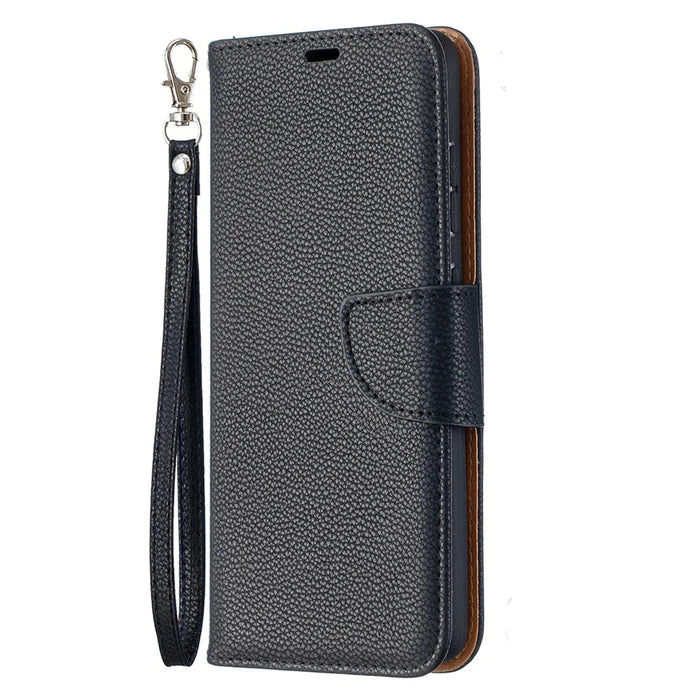 Litchi Surface with Wallet Leather Stand Case for Samsung Galaxy A52 4G/5G / A52s 5G - Black - 2