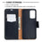 Litchi Surface with Wallet Leather Stand Case for Samsung Galaxy A52 4G/5G / A52s 5G - Black - 6