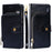 Leather Wallet Phone Stand Case for Samsung Galaxy A32 5G Zipper Pocket Design Cover - Black - 6