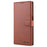 AZNS Leather Case for Samsung Galaxy A12 Wallet Cell Phone Protection Cover - Brown - 2