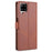 AZNS Leather Case for Samsung Galaxy A12 Wallet Cell Phone Protection Cover - Brown - 3
