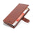 AZNS Leather Case for Samsung Galaxy A12 Wallet Cell Phone Protection Cover - Brown - 4