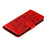 Imprint Mandala Flower Wallet Leather Cover for Samsung Galaxy A52 4G/5G / A52s 5G Protective Stand Shell - Red - 7