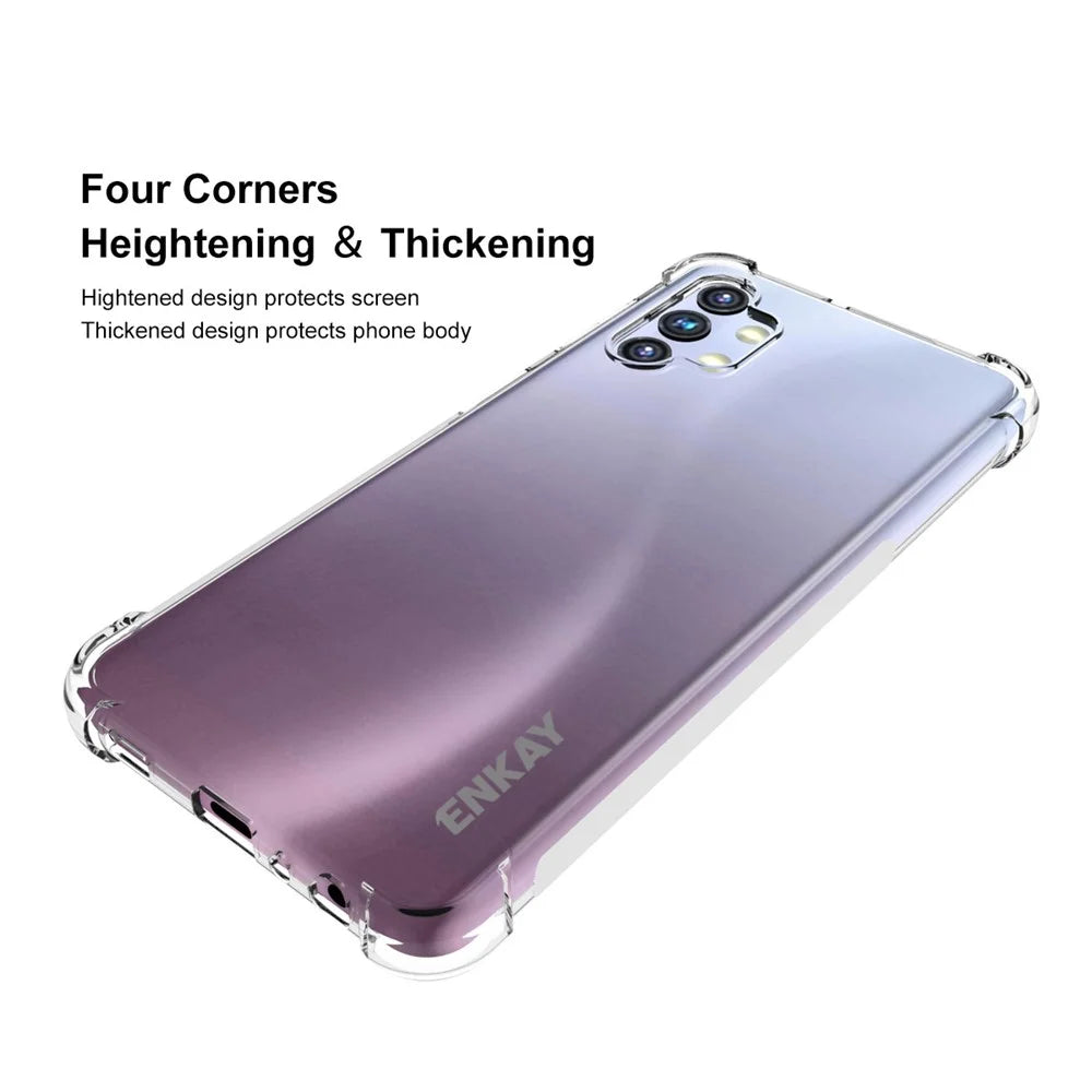 ENKAY HAT PRINCE ENK-PC095 Shockproof Four Corners Thickened Clear TPU Protective Case for Samsung Galaxy A32 5G - 2