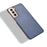 Litchi Texture PU Leather Coated Phone Protective Case Cover for Samsung Galaxy S21+ 5G - Blue - 4