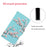 Pattern Printing TPU + PU Leather Wallet Stand Phone Case with Lanyard for Samsung Galaxy A02s (164.2mm) - Flower - 4
