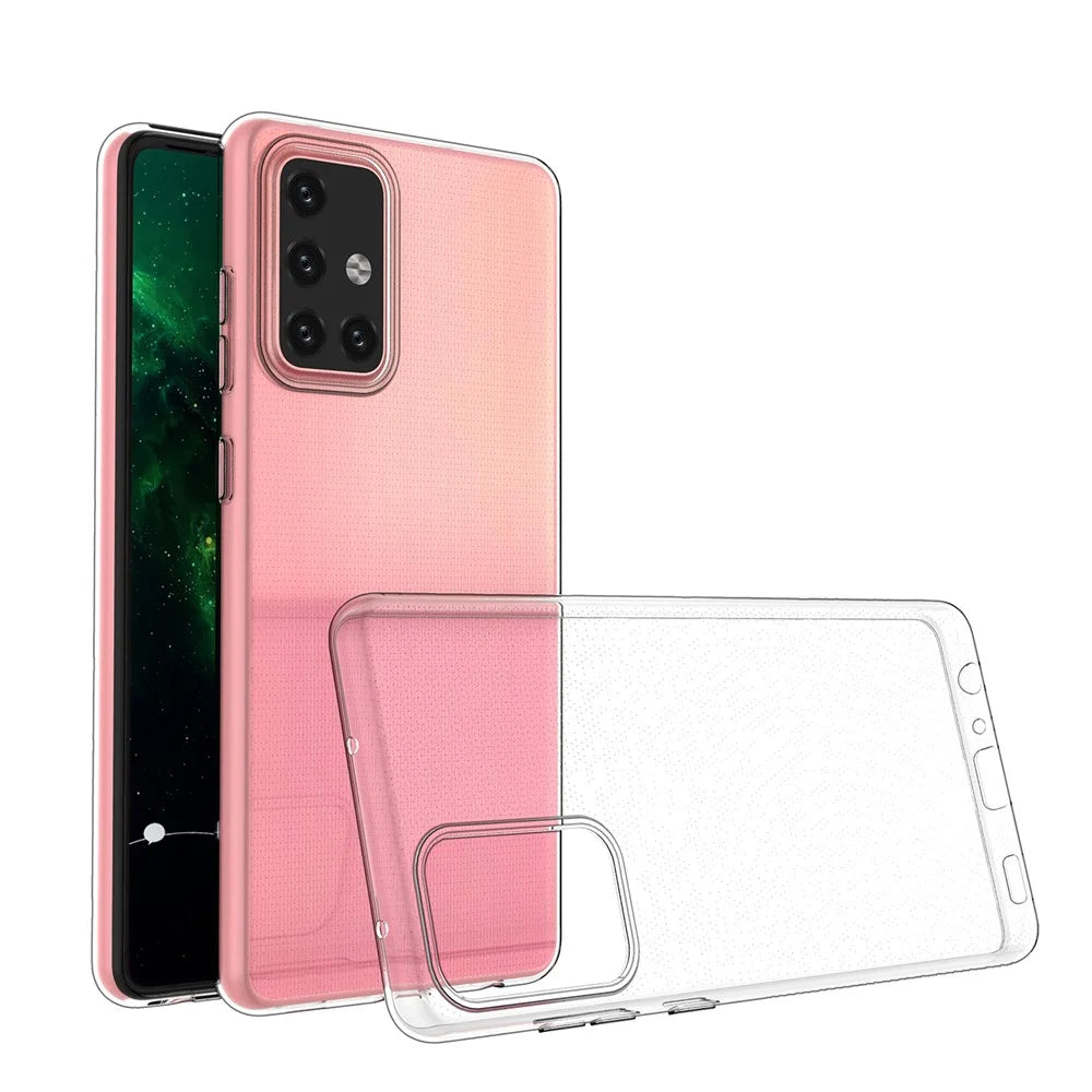 Ultra Thin Crystal Clear TPU Phone Protective Case for Samsung Galaxy A72 4G / 5G - 1