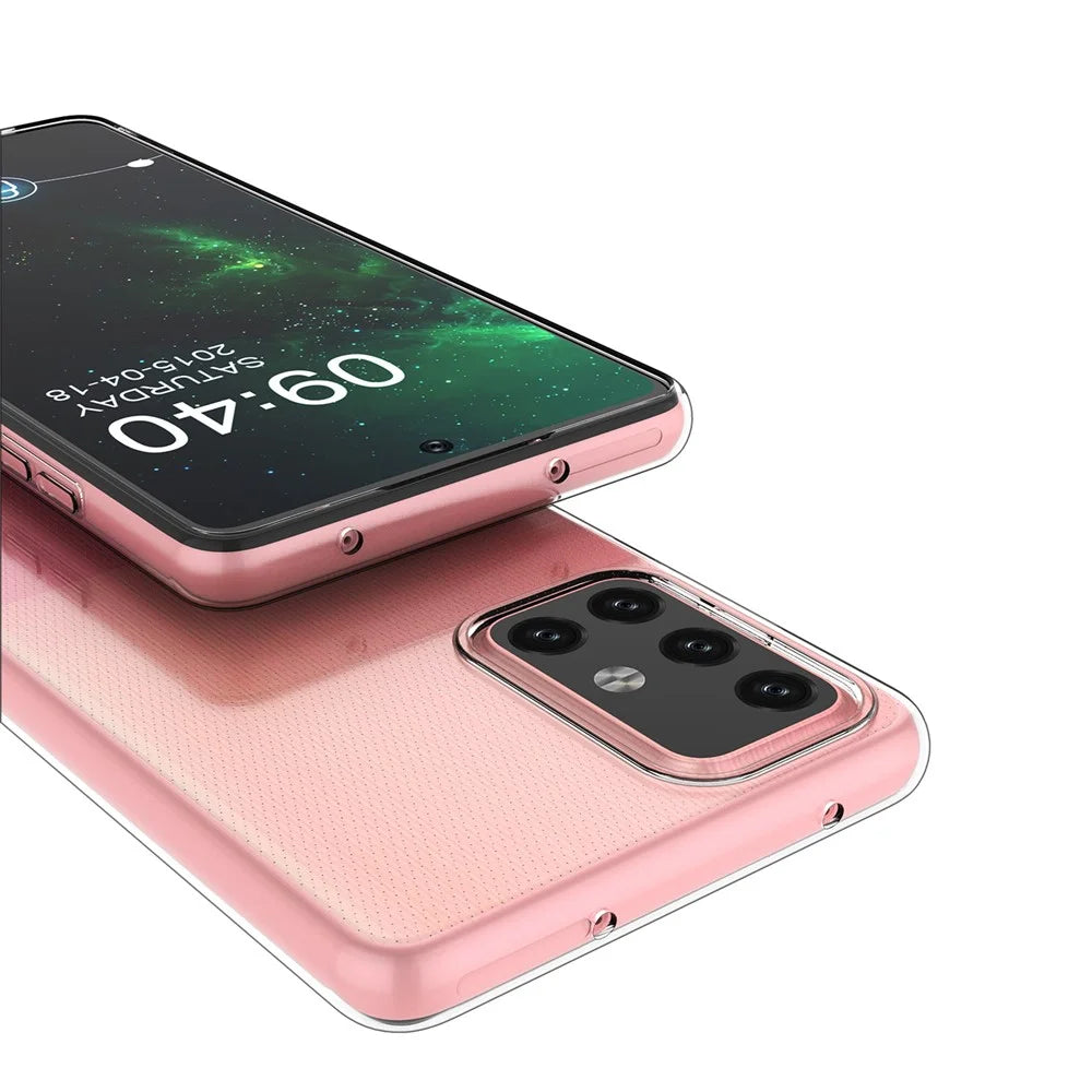 Ultra Thin Crystal Clear TPU Phone Protective Case for Samsung Galaxy A72 4G / 5G - 5