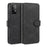 DG.MING Retro Style Phone Case for Samsung Galaxy A52 4G/5G / A52s 5G Scratch-resistant Leather Wallet Stand Shell - Black - 1