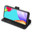 DG.MING Retro Style Phone Case for Samsung Galaxy A52 4G/5G / A52s 5G Scratch-resistant Leather Wallet Stand Shell - Black - 5