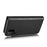 DG.MING Cover for Samsung Galaxy A12 Detachable 2-in-1 Anti-scratch Split Leather Wallet Shell + PC Back Case - Black - 4