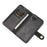DG.MING Cover for Samsung Galaxy A12 Detachable 2-in-1 Anti-scratch Split Leather Wallet Shell + PC Back Case - Black - 6