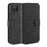 DG.MING Retro Style for Samsung Galaxy A12 Case Leather Wallet Stand Shell - Black - 1