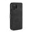 DG.MING Retro Style for Samsung Galaxy A12 Case Leather Wallet Stand Shell - Black - 3