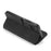 DG.MING Retro Style for Samsung Galaxy A12 Case Leather Wallet Stand Shell - Black - 6
