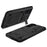 R-JUST Shockproof Dustproof Kickstand TPU+Metal Protector Cover Kickstand Shell for Samsung Galaxy S21+ 5G - Black - 2