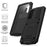 R-JUST Shockproof Dustproof Kickstand TPU+Metal Protector Cover Kickstand Shell for Samsung Galaxy S21+ 5G - Black - 3