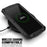 R-JUST Shockproof Dustproof Kickstand TPU+Metal Protector Cover Kickstand Shell for Samsung Galaxy S21+ 5G - Black - 5