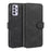 DG.MING Retro Style Leather Wallet Stand Cover for Samsung Galaxy A32 5G/M32 5G Case - Black - 1