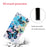 Pattern Printing TPU + PU Leather Wallet Stand Phone Case with Lanyard for Samsung Galaxy A02s (164.2mm) - Butterfly - 4