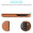 For Samsung Galaxy S21 4G/5G LC.IMEEKE Retro Style Protector Stand Leather Case with Card Holder - Brown - 7