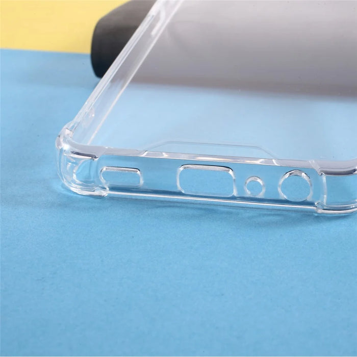 Shock-Absorbed Transparent Acrylic Back + TPU Edge Combo Case for Samsung Galaxy A32 5G/M32 5G - 4