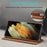 LC.IMEEKE Retro Style Protector Stand Leather Case with Card Holder for Samsung Galaxy S21 Ultra 5G - Brown - 5