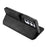 DG.MING Retro Style Leather Wallet Stand Case for Samsung Galaxy S21 Ultra 5G Cover - Black - 5