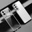 SULADA Transparent Shell Electroplating PC Case for Samsung Galaxy S21+ 5G - Silver - 1
