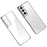 SULADA Transparent Shell Electroplating PC Case for Samsung Galaxy S21+ 5G - Silver - 2