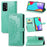 Embossed Mandala Flower Leather Case with Wallet Stand for Samsung Galaxy A52 4G/5G / A52s 5G - Green - 1