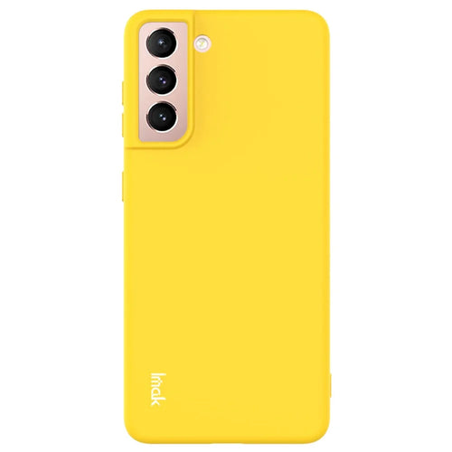 IMAK UC-2 Series Anti-Scratch Colorful Soft TPU Cover Case for Samsung Galaxy S21 Plus 5G - Yellow - 1