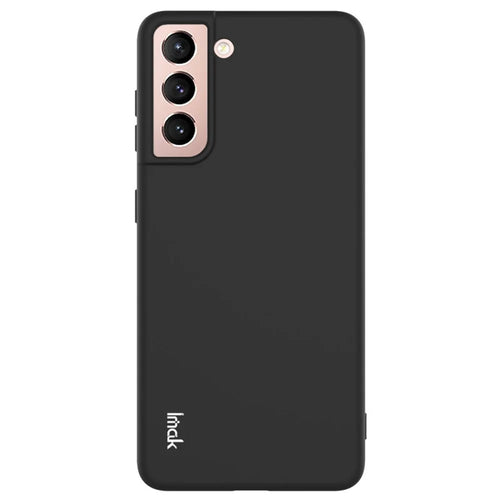 IMAK UC-2 Series for Samsung Galaxy S21 4G/5G Shock-Absorbed Colorful Soft TPU Cover Case - Black - 1
