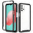Shockproof Clear PC + TPU Hybrid Protector for Samsung Galaxy A32 5G/M32 5G - Black - 1