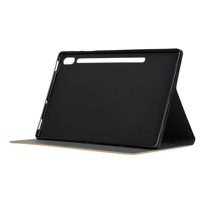 ENKAY PU Leather TPU Back Stand Smart Case for Samsung Galaxy Tab S7 11.0 T870 / T875 / S8 - Black - 3
