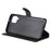 Classic Wallet Stand Flip Leather Phone Case for Samsung Galaxy A12 - Black - 6
