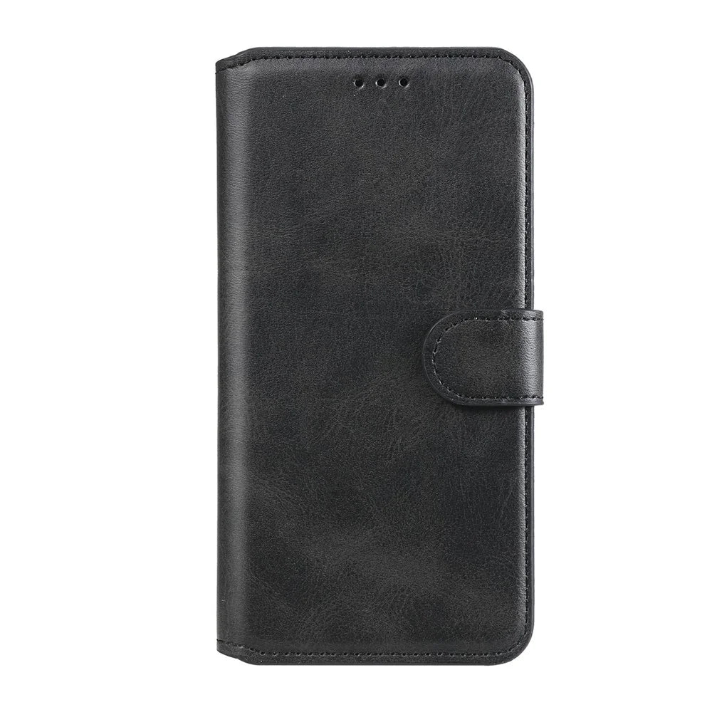 Classic Wallet Stand Leather Phone Cover Case for Samsung Galaxy A42 5G - Black - 2